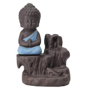Meditating Monk Buddha Smoke Fountain |