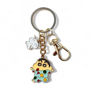 Shinchan Metal Keychain.