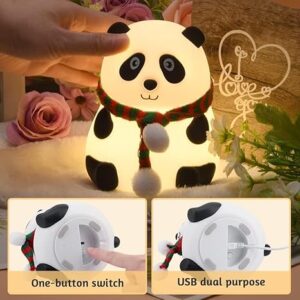 Rechargeable Silicone Panda Night Light | 7 Colour Multi Light